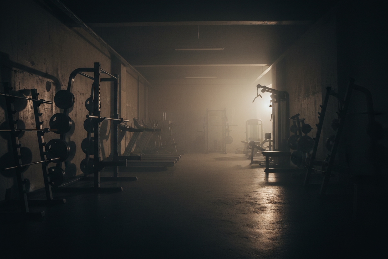 mysterious looking gym